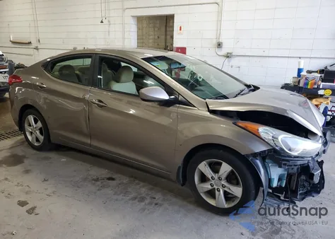 2013 Hyundai Elantra Gls из США, поврежденный, VIN 5NPDH4AE5DH275075